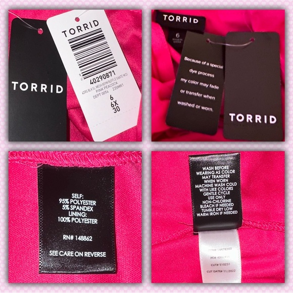 Torrid Pink Ruffle Dress - Torrid Size 6 - 6X - Plus Size 30 dress - Picture 6 of 7